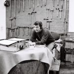 Paiste Gong Werkstatt - Walter Meyer Gongbaumeister & langjähriger Freund hört die Gong Jamsession ab